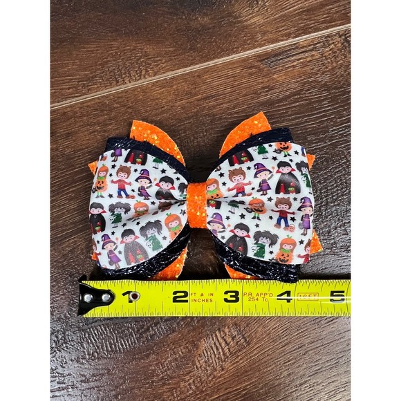 Calafors Collection Handmade Kids Halloween Trick Or Treat Costume Bow! - Picture 4 of 5